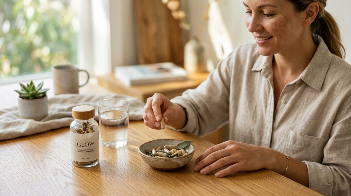 Supplements for melasma and uneven skin tone