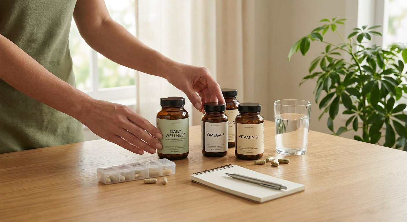 How to stack supplements safely: a women's guide
