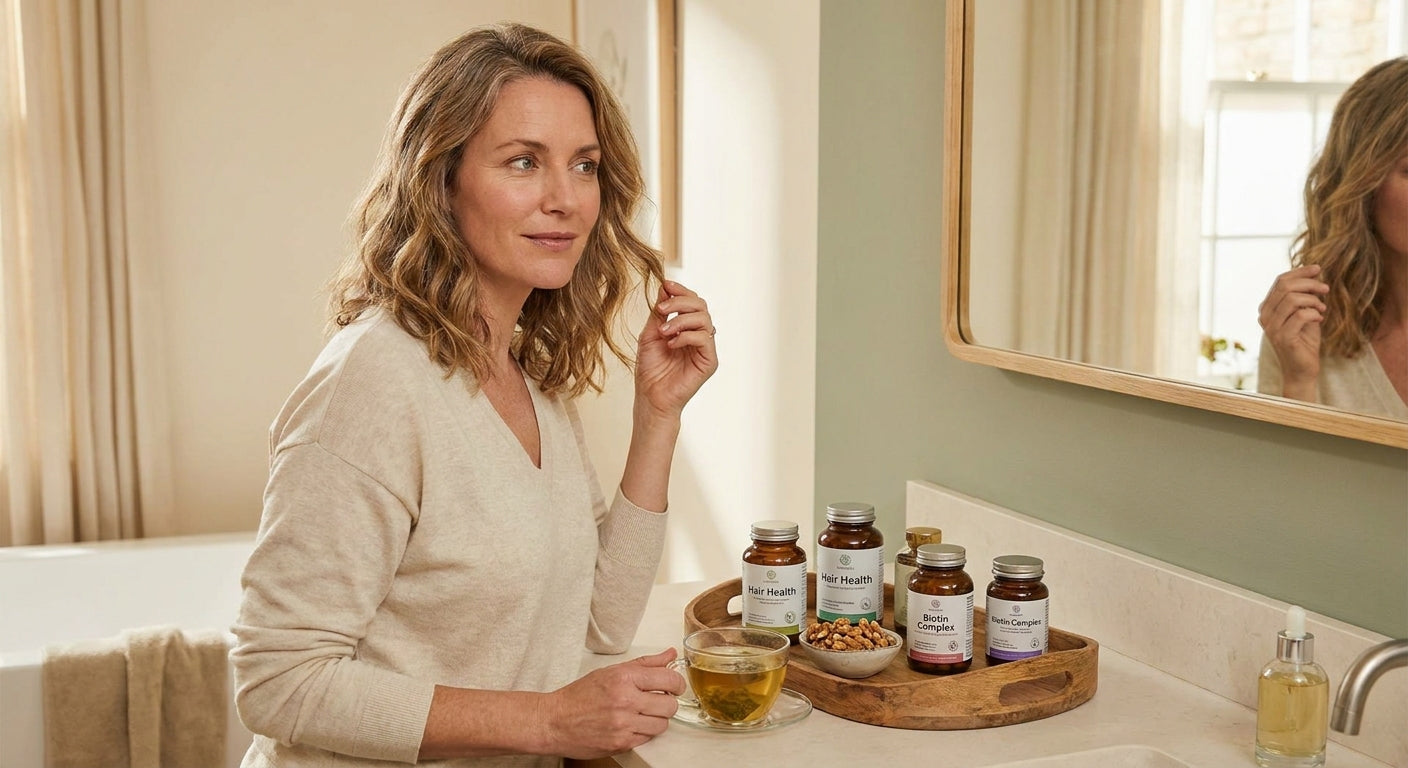 Supplements for hair thinning in women over 40 UK