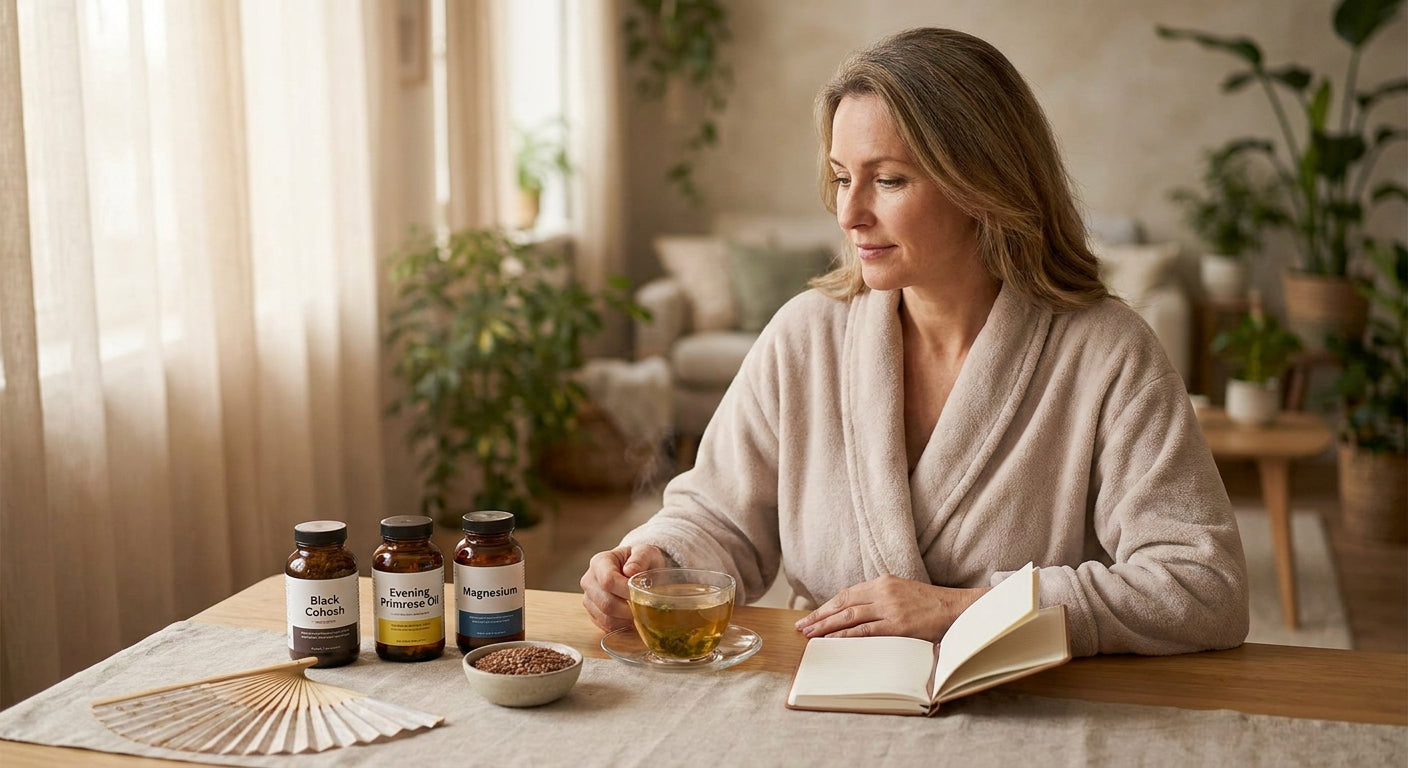 Best supplements for perimenopause hot flushes and night sweats