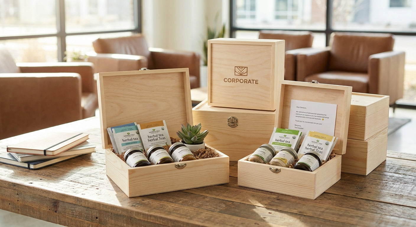 Wellness supplement boxes for corporate gifting
