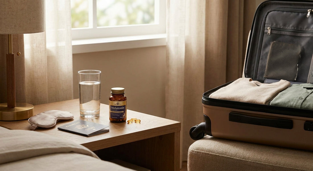 Sleep supplements for jet lag and travel