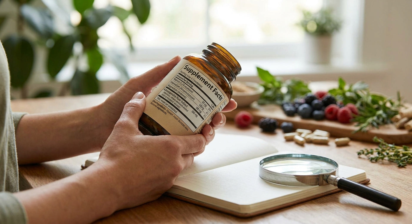 How to read a supplement label: ingredients to know