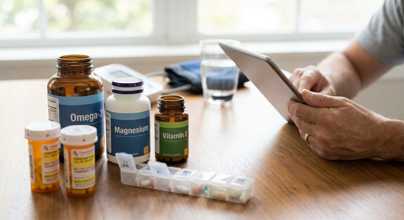How to safely combine supplements with blood pressure medication