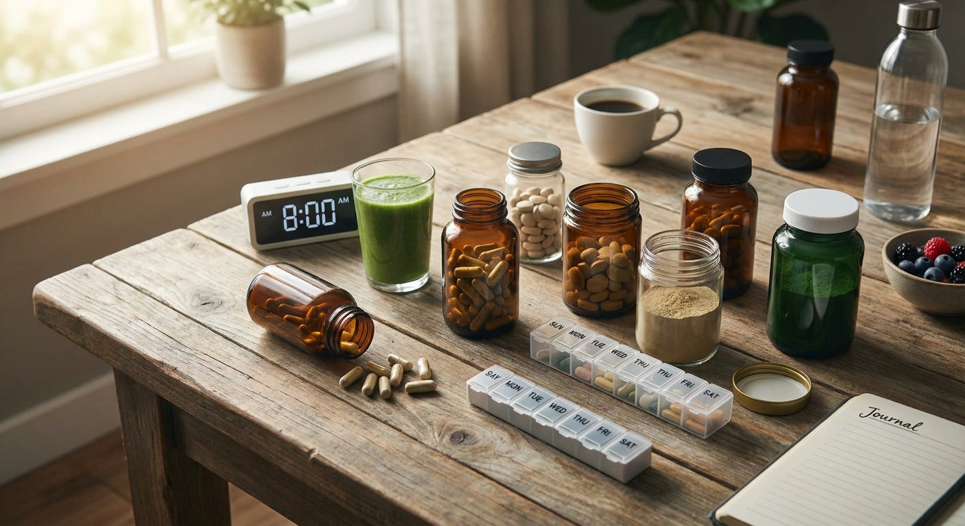 Supplement timing: when to take each one for best results