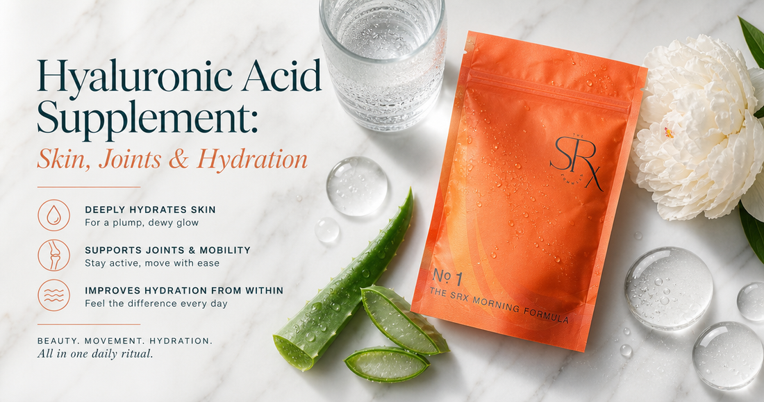 Hyaluronic acid supplement benefits skin joints hydration - The SRX No.1 Energy Formula