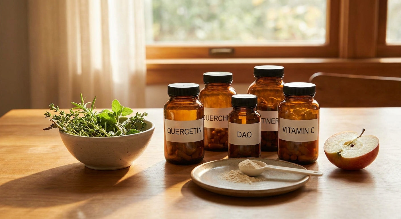 Supplements for histamine intolerance