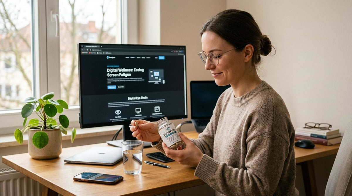 Best supplements for eye strain from screen time