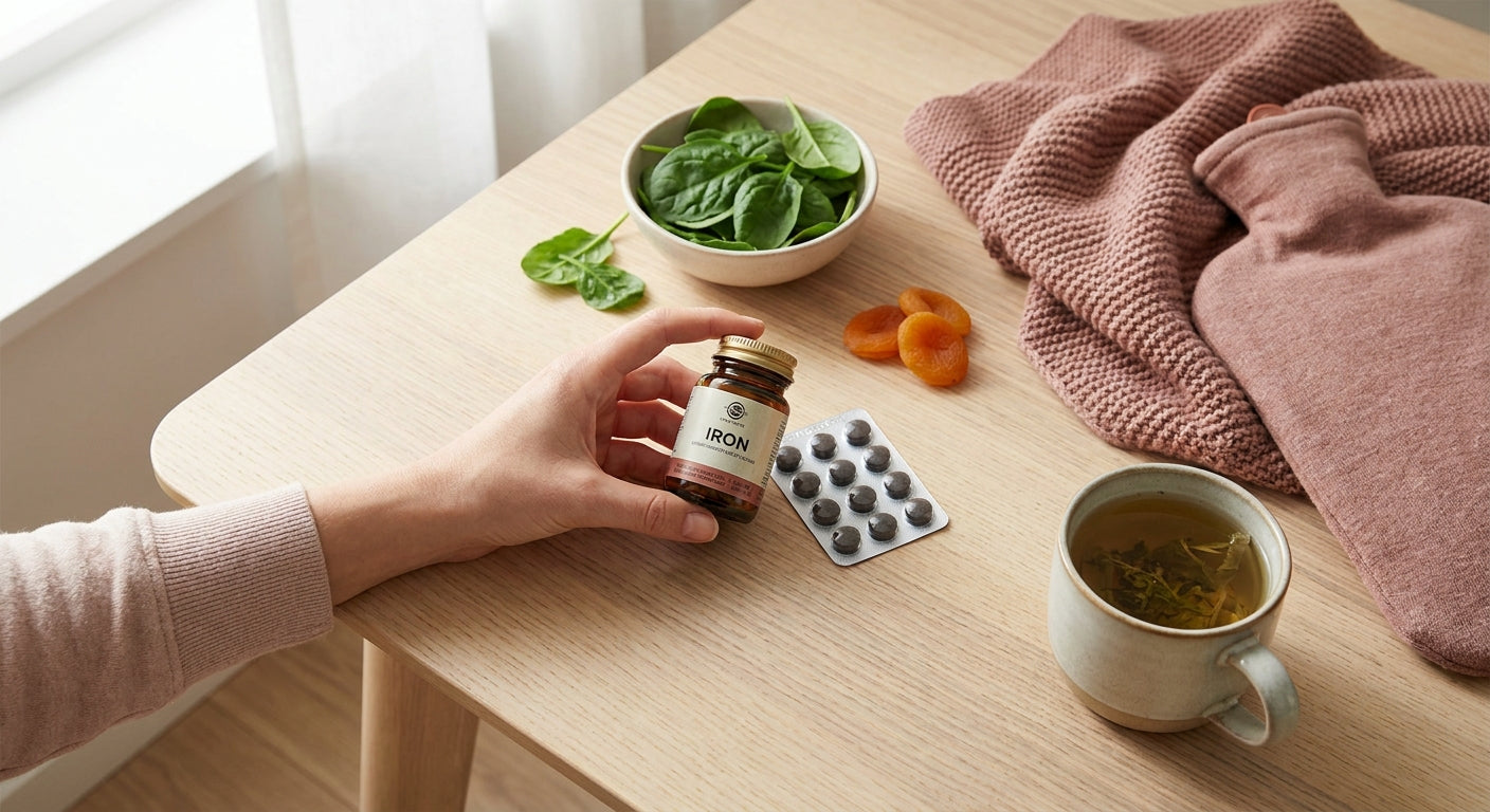 Iron supplements for women with heavy periods