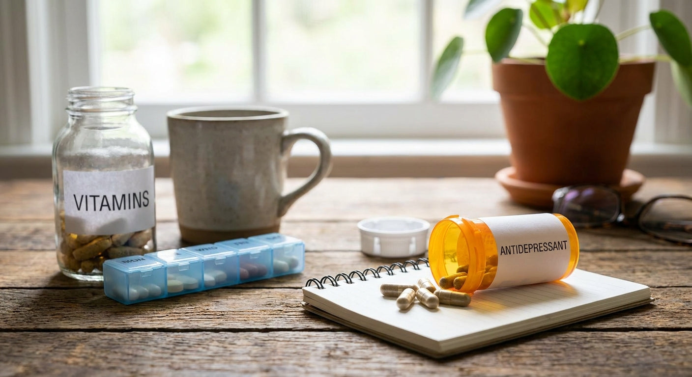 How to safely combine supplements with antidepressants