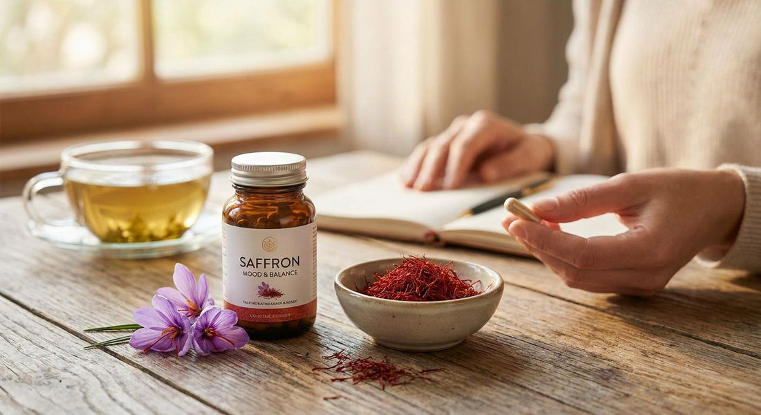 Saffron supplement for mood and PMS symptoms