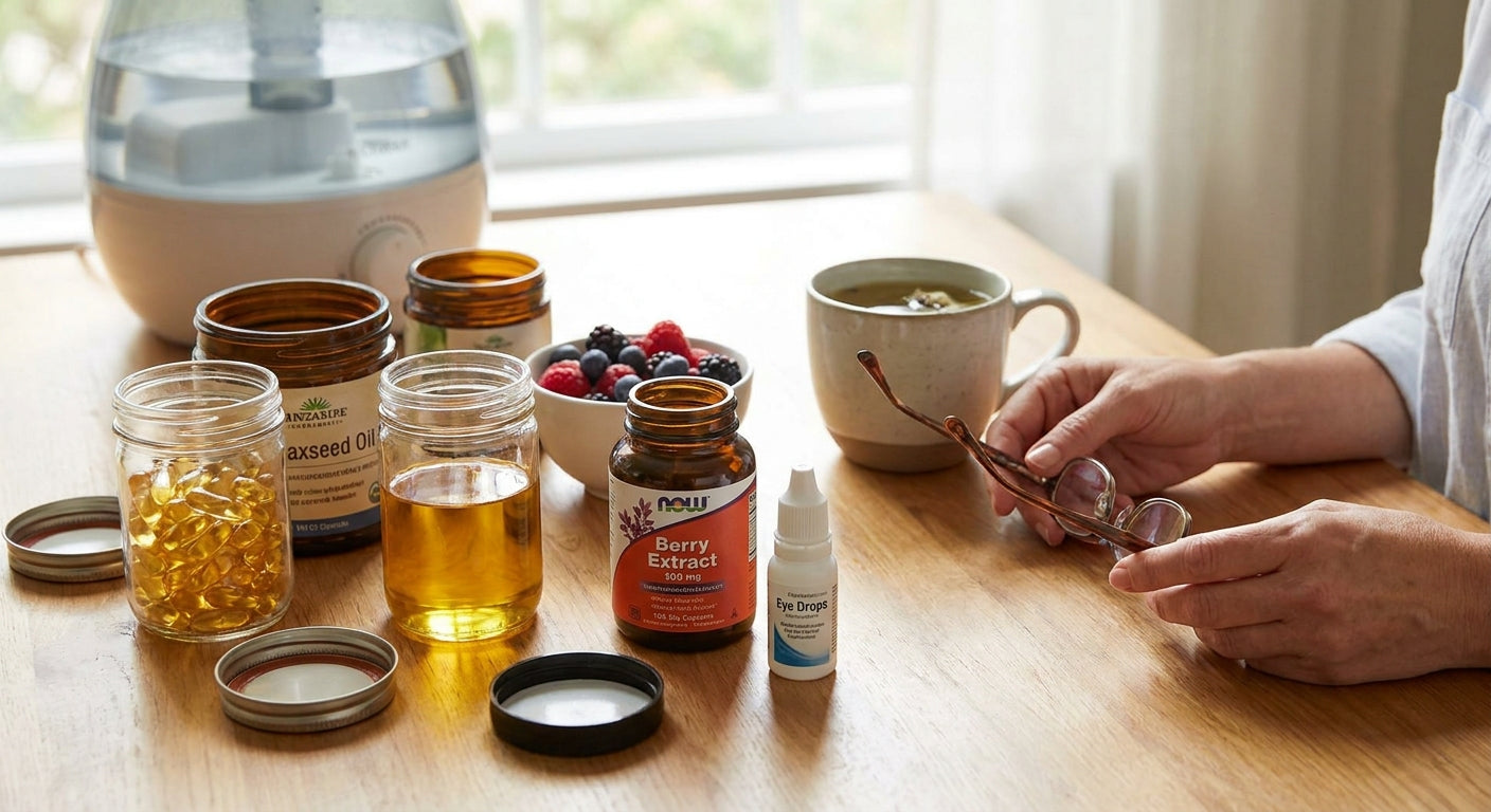 Supplements for menopause dry eyes and vision changes