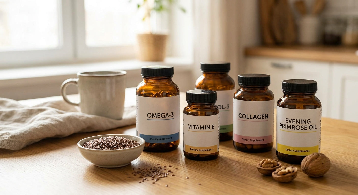 Best supplements for menopausal skin dryness