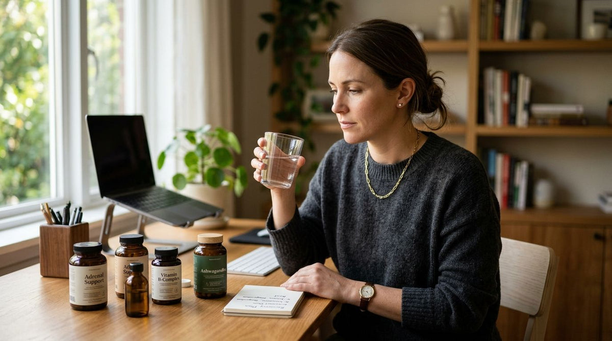 Supplements for burnout recovery in working women