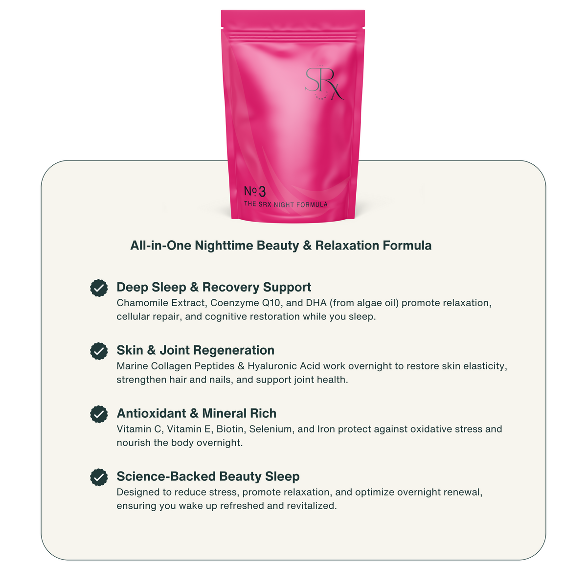 The Art of Nighttime Recovery – SRX’s Sleep, Skin, and Hormone Support ...