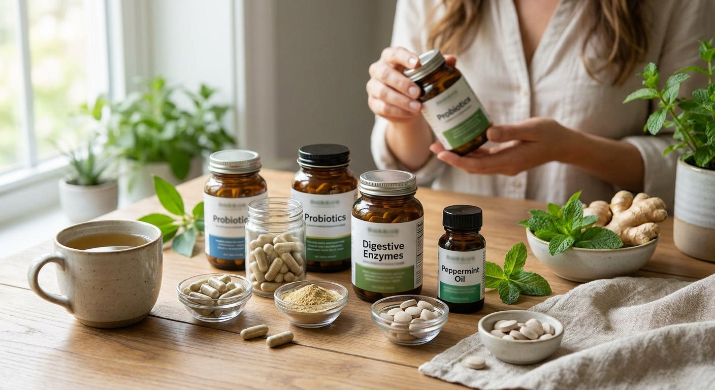Supplements for bloating and IBS in women