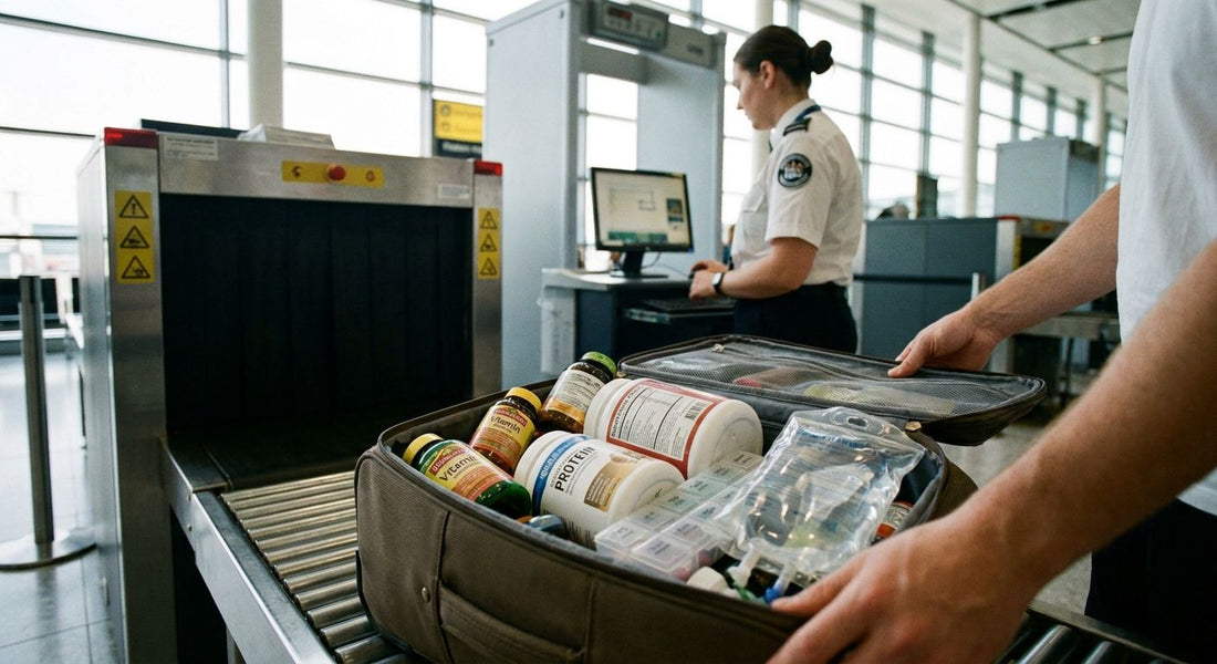 How to travel with supplements through airport security