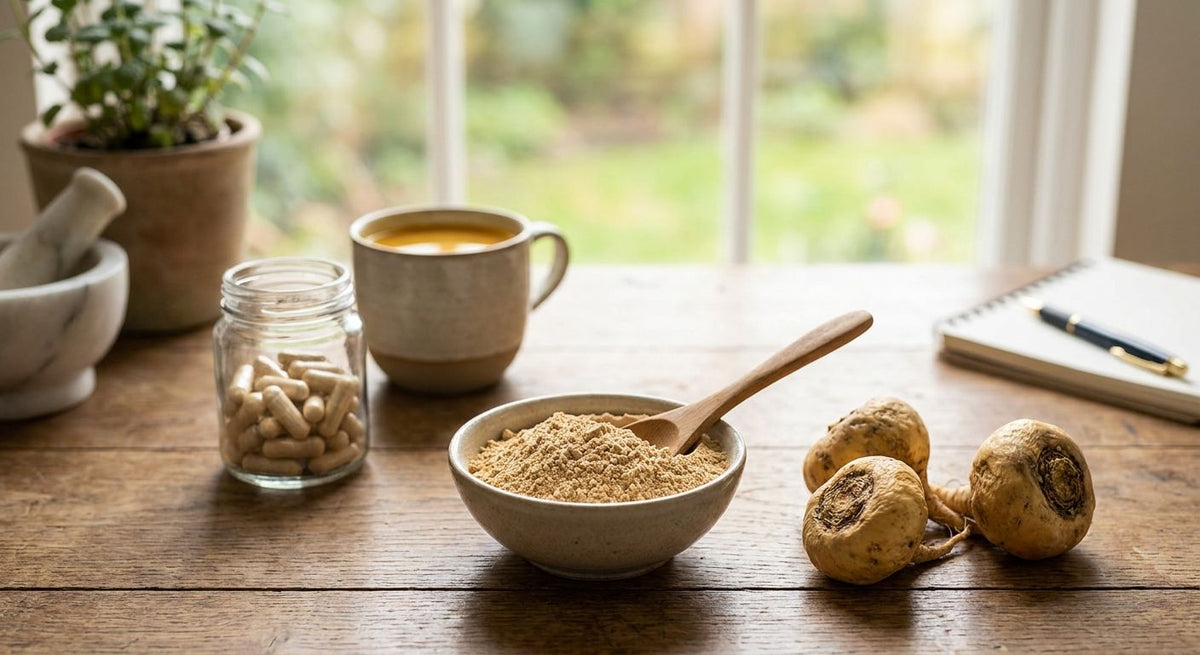 Maca root for energy and hormone balance in women