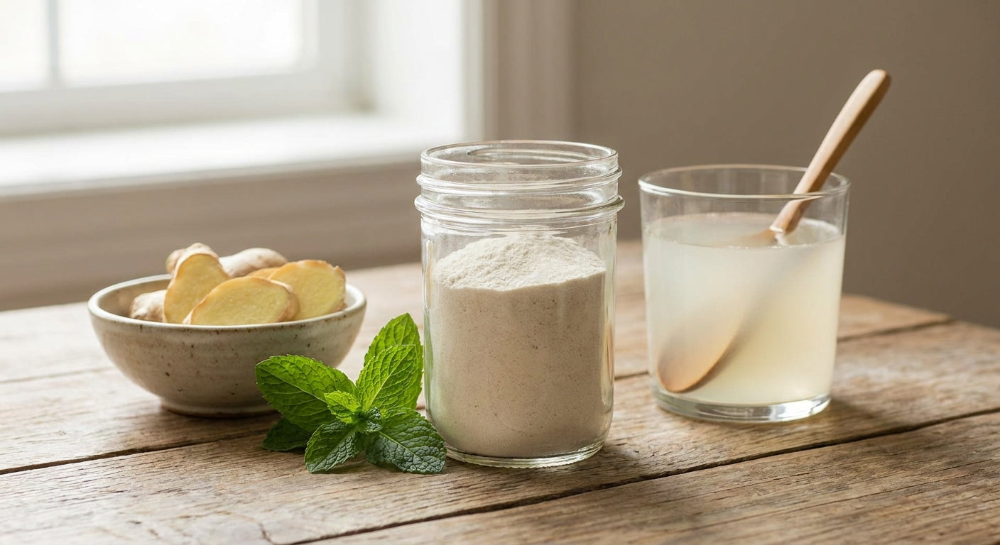 Electrolyte powder for sensitive stomachs