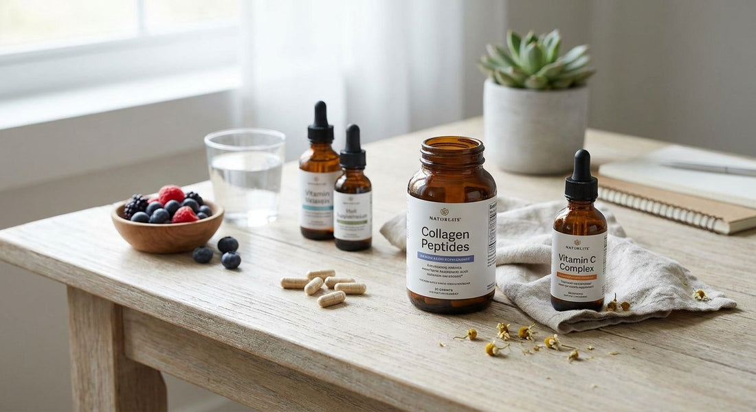 Supplements for skin recovery after a chemical peel