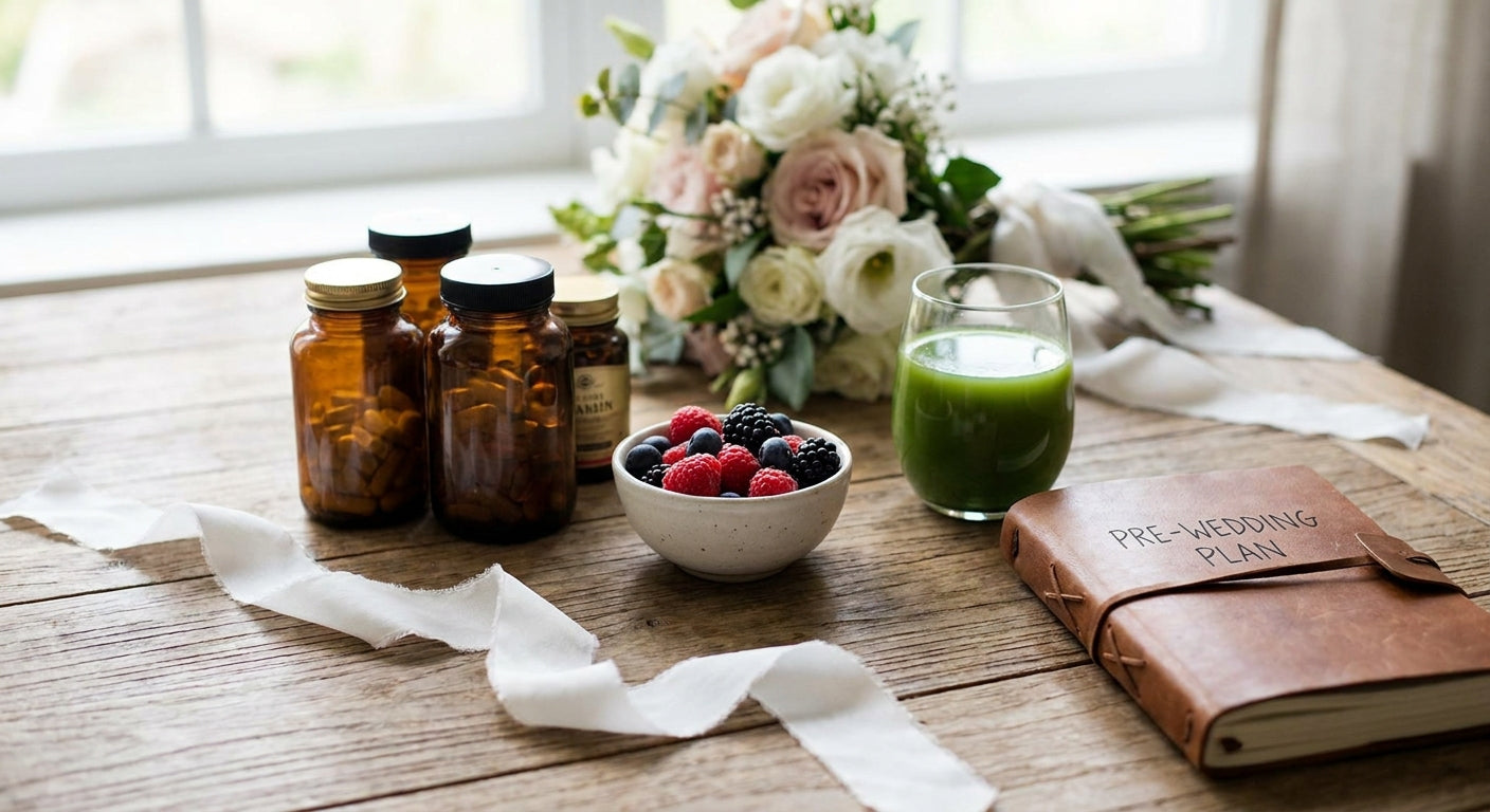 Skin and energy supplement plan before your wedding