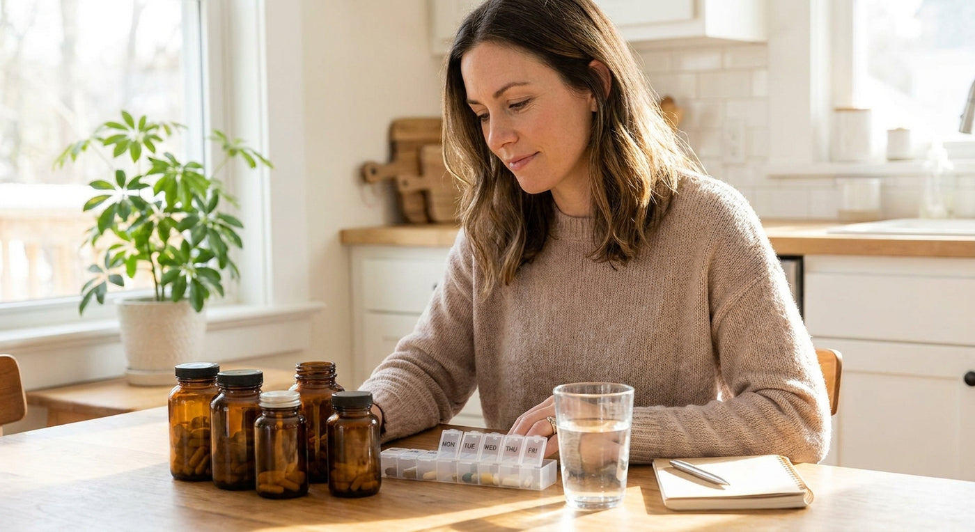 Supplement routine for women in their 30s