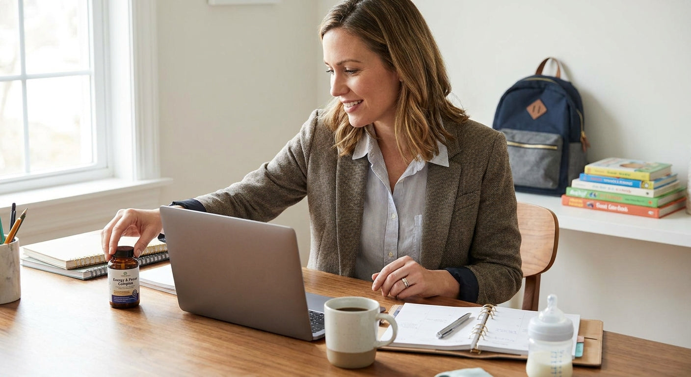 Energy and focus supplements for mums returning to work