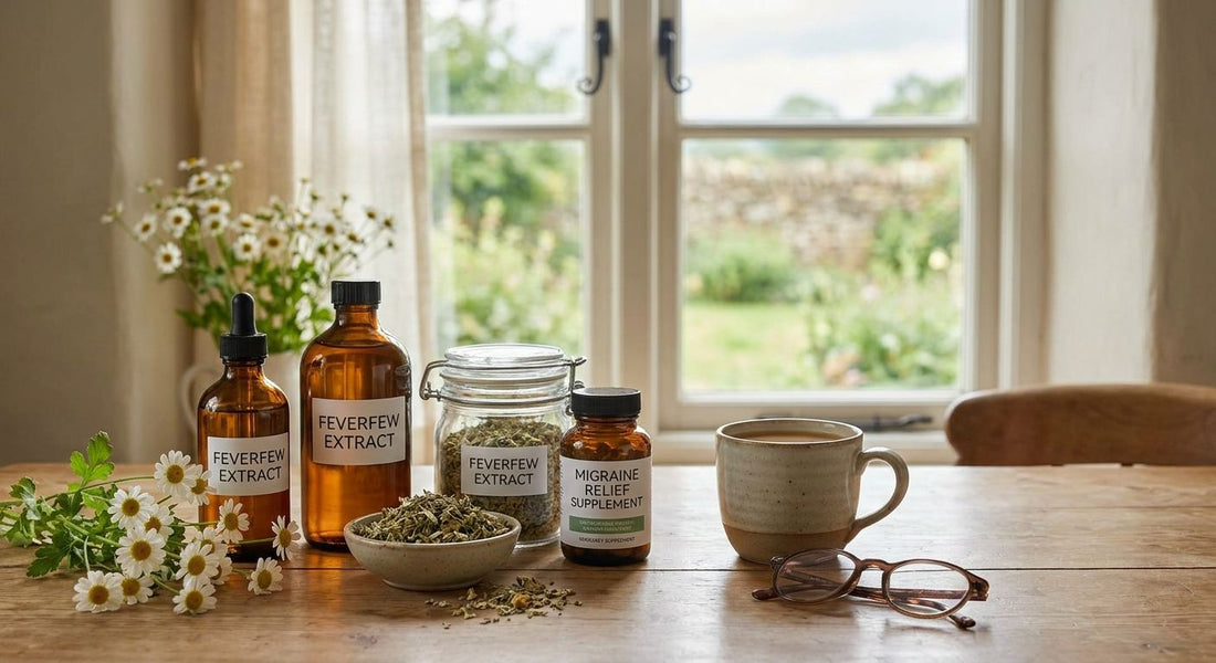 Best feverfew supplement for migraine relief UK