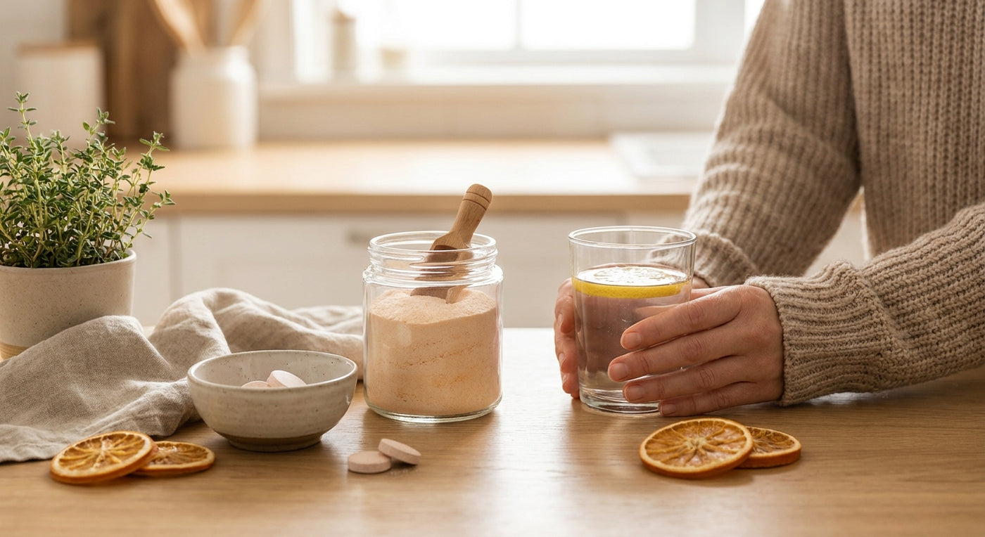 Electrolyte supplements for menopause hydration