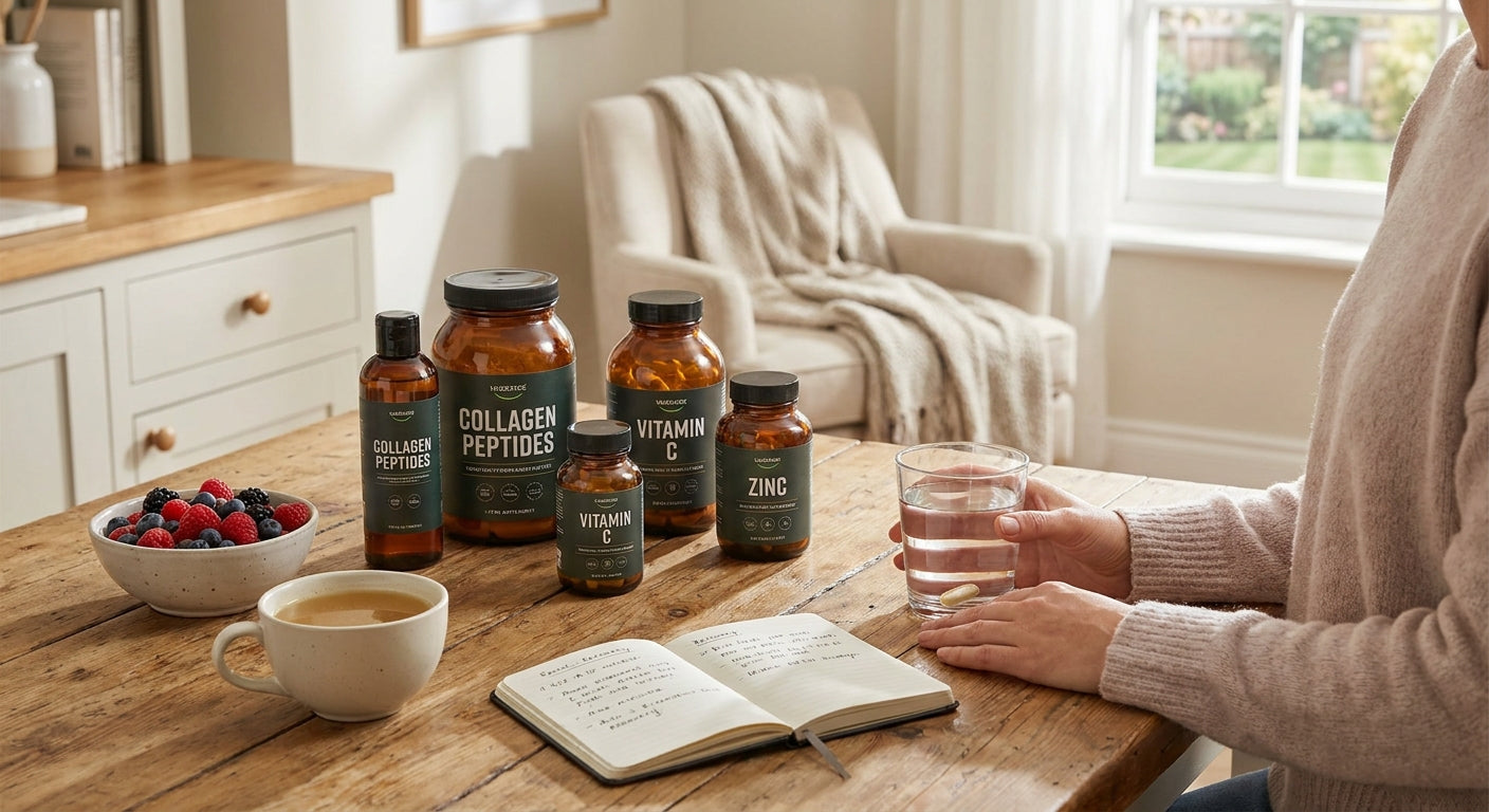 Collagen and nutrient support for post-surgery recovery