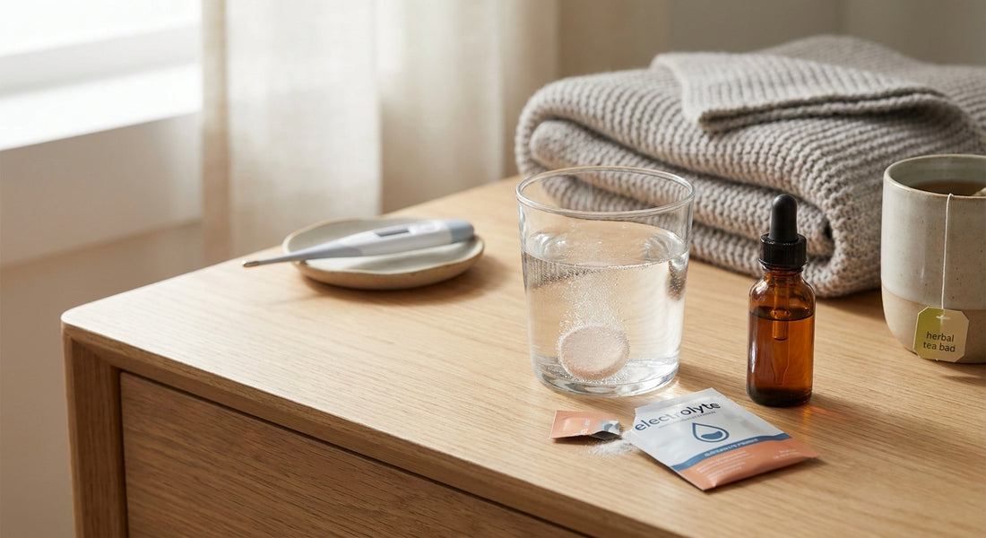 Electrolyte supplements for recovering from illness