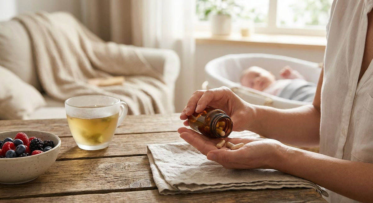 Skin-firming supplements for postpartum recovery