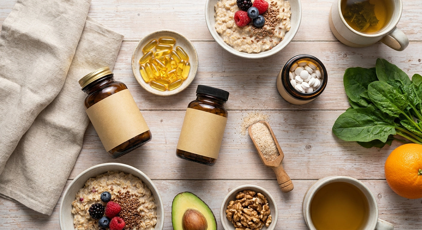 How to lower cholesterol with diet and supplements