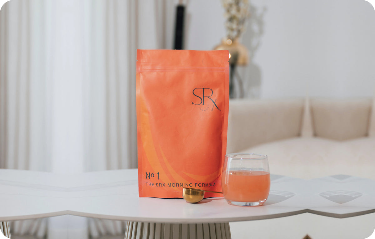 The SRX Formula — Sculpt, Restore, Exude in the signature box